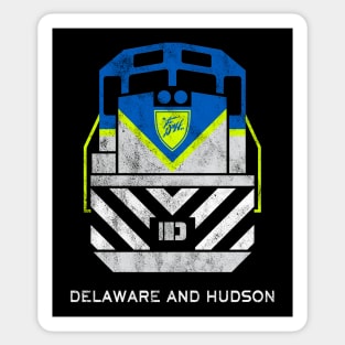 Vintage Delaware and Hudson Railroad Train Engine T-Shirt Sticker